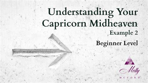 What does Capricorn midheaven mean?