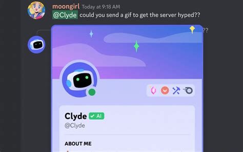What does Clyde bot do in Discord?