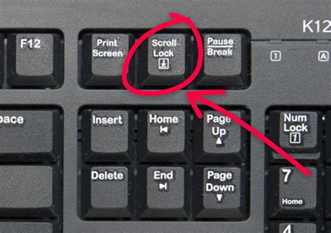 What does Ctrl Scroll Lock do?