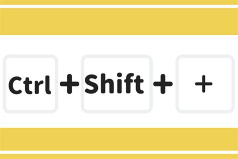 What does Ctrl Shift 6 do?