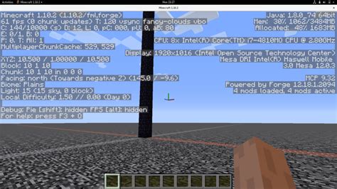 What does DX mean in Minecraft?