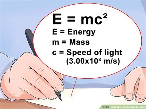 What does E mc2 mean in atomic bomb?