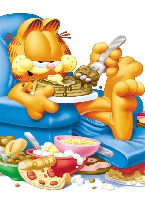 What does Garfield eat?