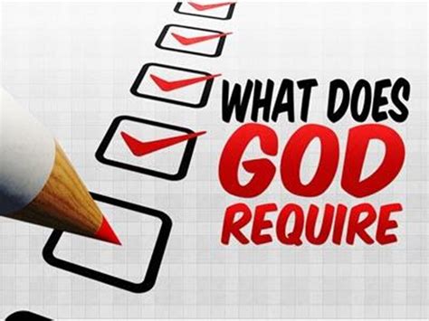 What does God require of a wife?