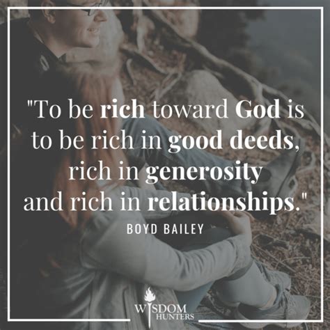 What does God say about becoming rich?
