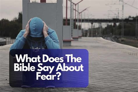 What does God say about fear?