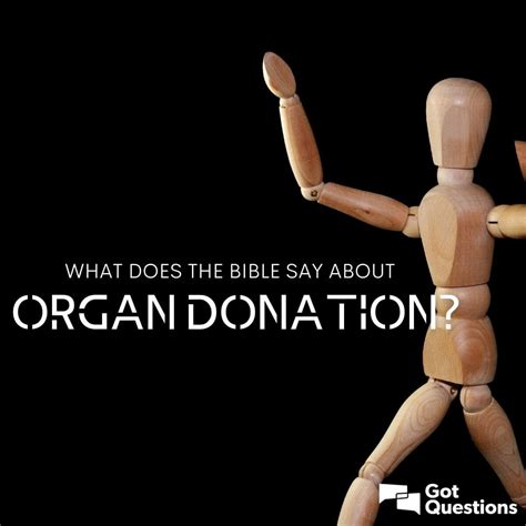 What does God say about organ donation?