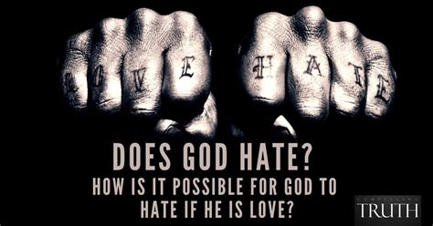 What does God say about those who hate you?