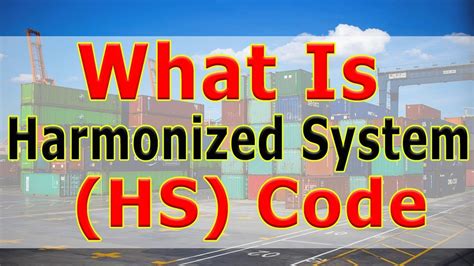 What does HS stand for in import?