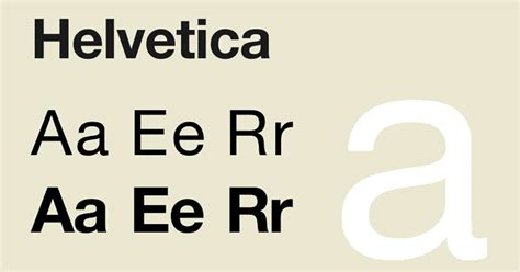 What does Helvetica font look like?
