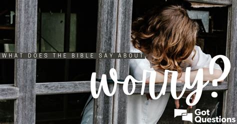 What does Jesus say about worrying?