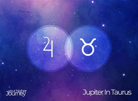 What does Jupiter in Taurus mean?
