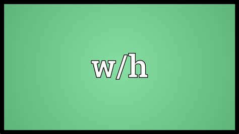 What does L * W * H mean?