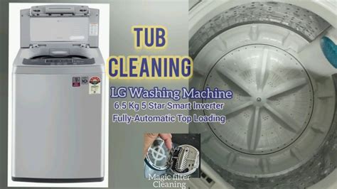 What does LG recommend to clean washing machine?