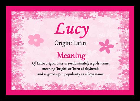 What does Lucy mean?