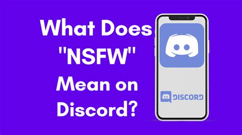 What does NSFW mean in Discord?