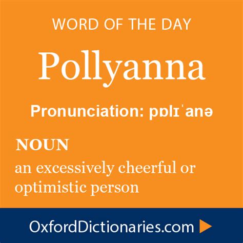 What does Pollyanna mean in psychology?