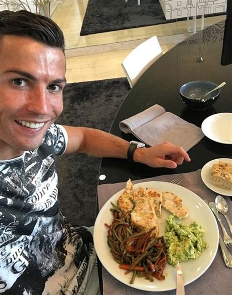 What does Ronaldo eat?