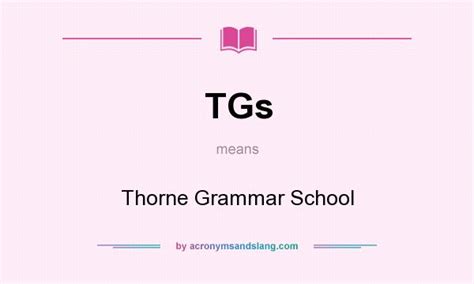 What does TGS stand for in education?