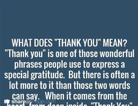 What does Thanks B mean?