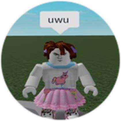 What does UwU mean from a girl in Roblox?