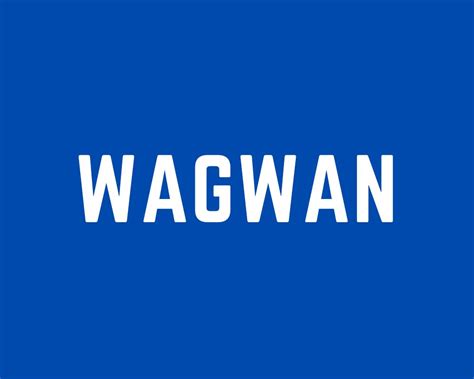 What does Wagwan mean Toronto?