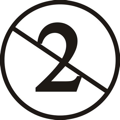 What does a 2 symbolize?