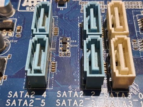 What does a SATA port look like?