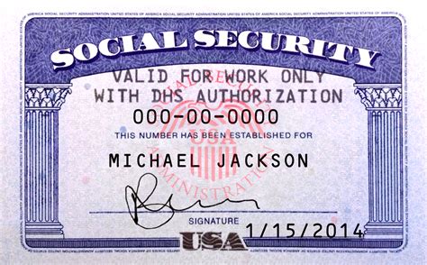 What does a Social Security card look like?