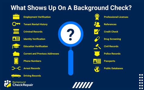 What does a background check show in Texas?