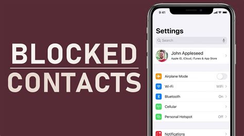 What does a contact see when they are blocked?