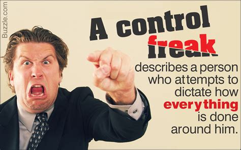 What does a control freak do when they lose control?