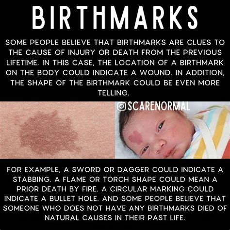 What does a diamond birthmark mean?