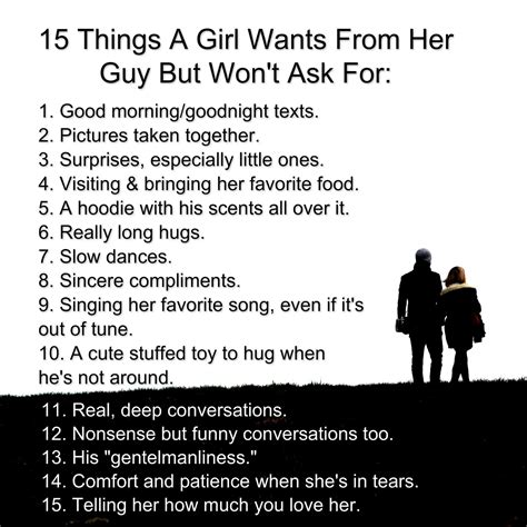 What does a girl really want in a guy?