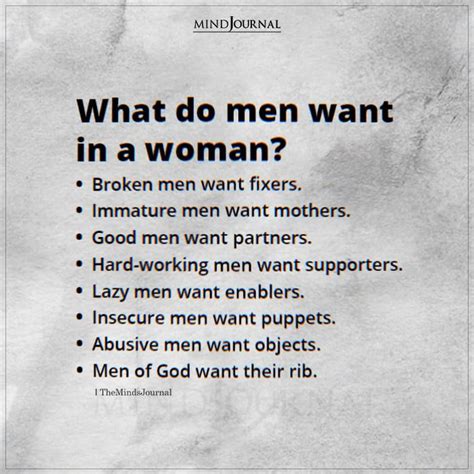 What does a man want in a woman physically?