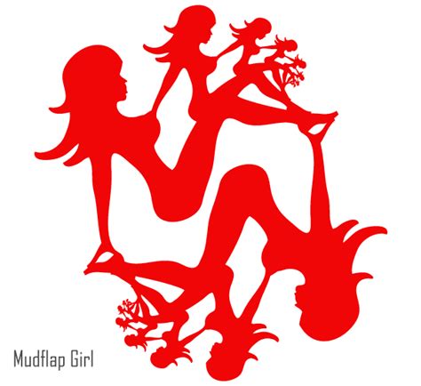 What does a mudflap girl look like?