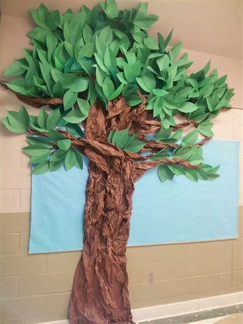 What does a paper tree look like?