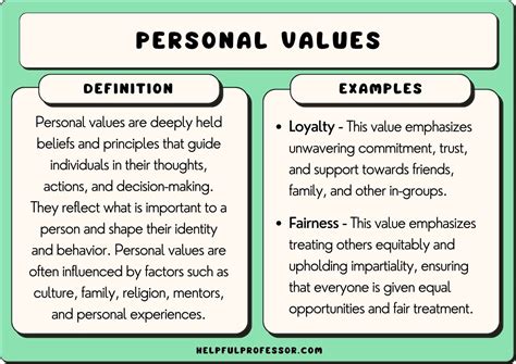 What does a person value?