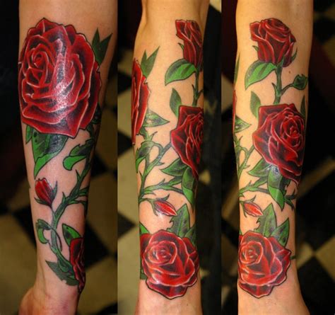 What does a rose with thorns tattoo mean?