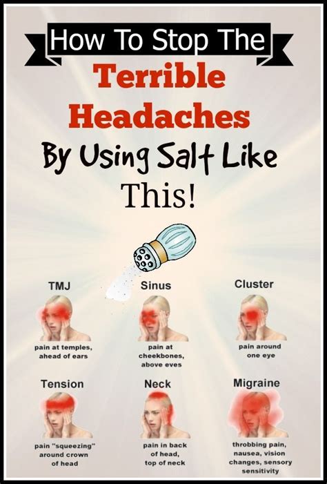 What does a salt headache feel like?