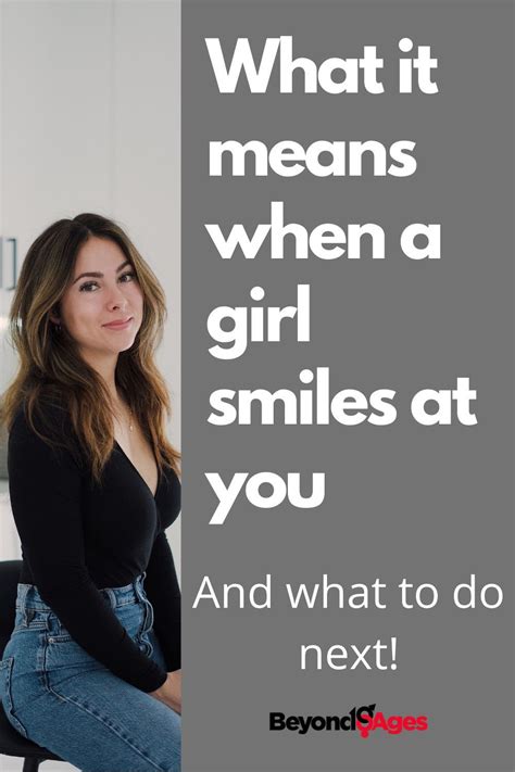 What does a smile mean to a girl?