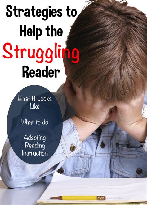 What does a struggling reader look like?