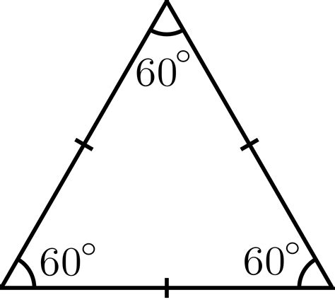 What does a triangle equal?