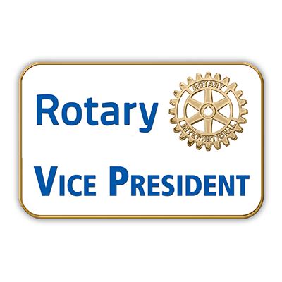 What does a vice president of a rotary club do?