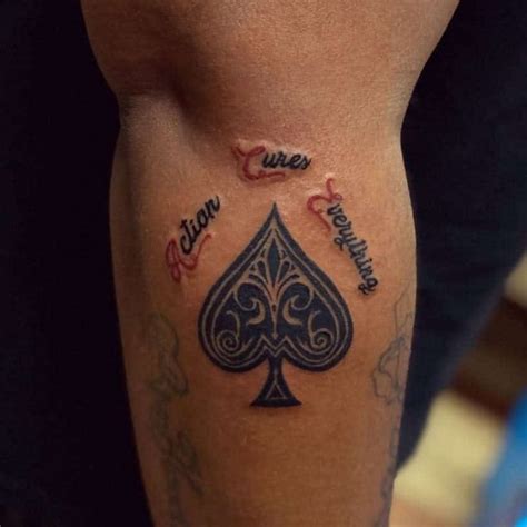 What does ace of spades tattoo mean on a woman?