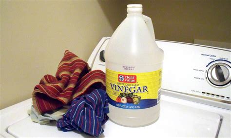What does adding vinegar to laundry do?
