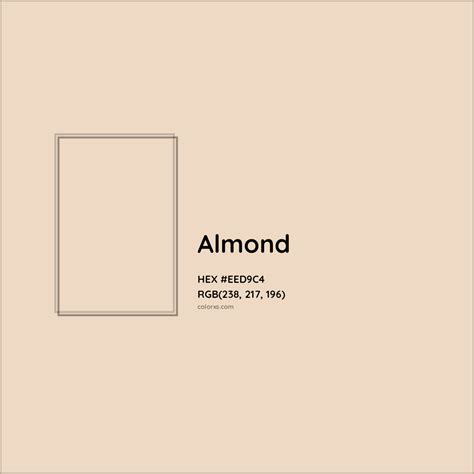 What does almond color look like?