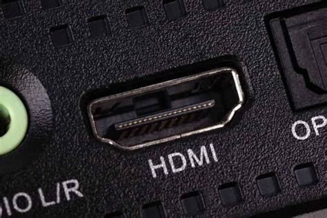 What does an HDMI port look like?
