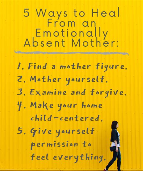 What does an emotionally absent mother look like?