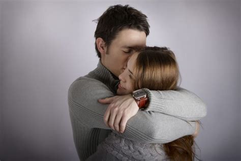 What does an intense hug mean?